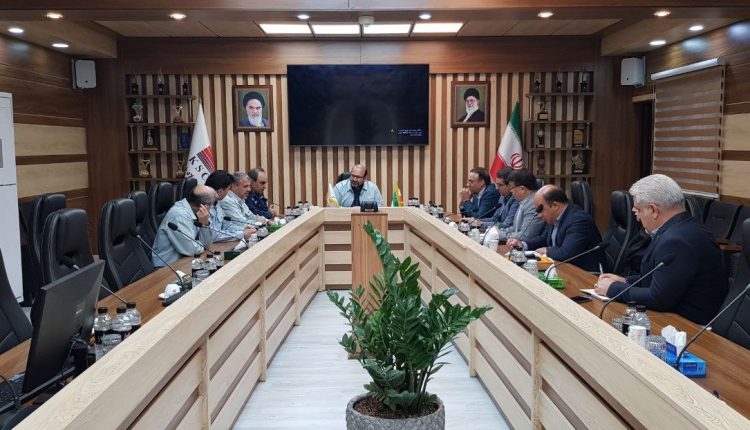نشست معاون اعتبارات و بانکداری شرکتی بانک پارسیان با مدیرعامل فولاد خوزستان