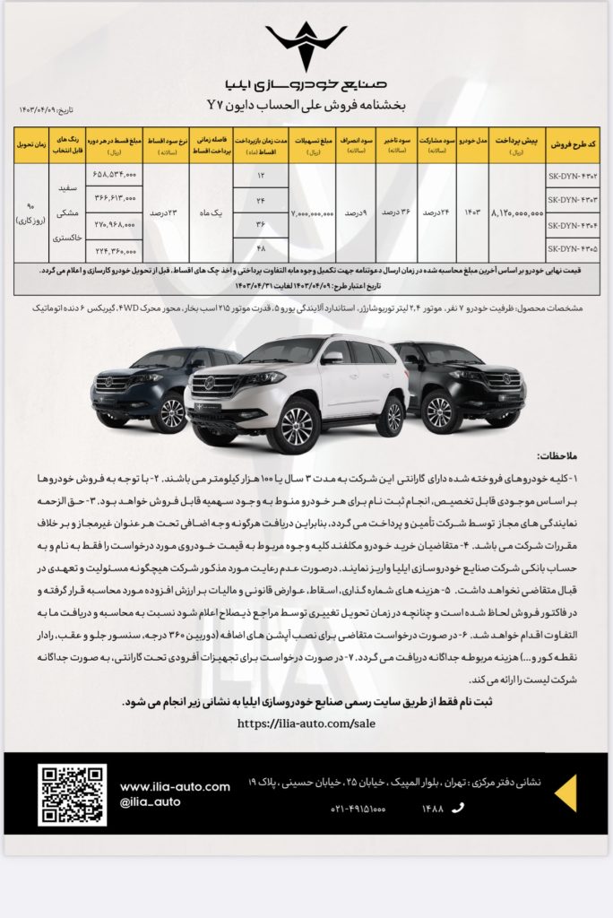 آغاز شرایط فروش دایون Y7