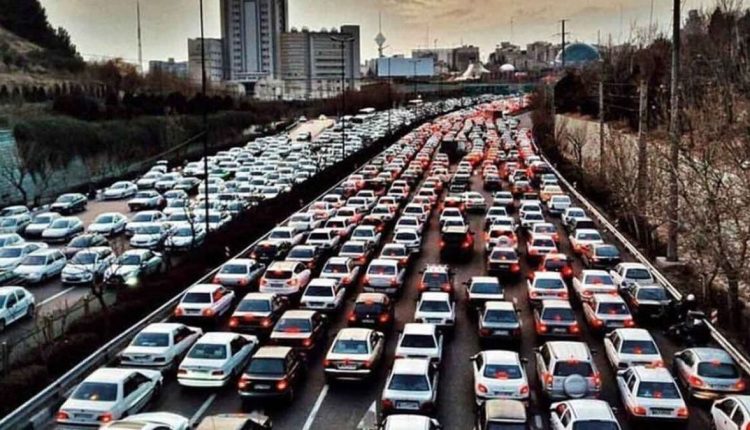 ترافیک سنگین در محورهای شمالی کشور.