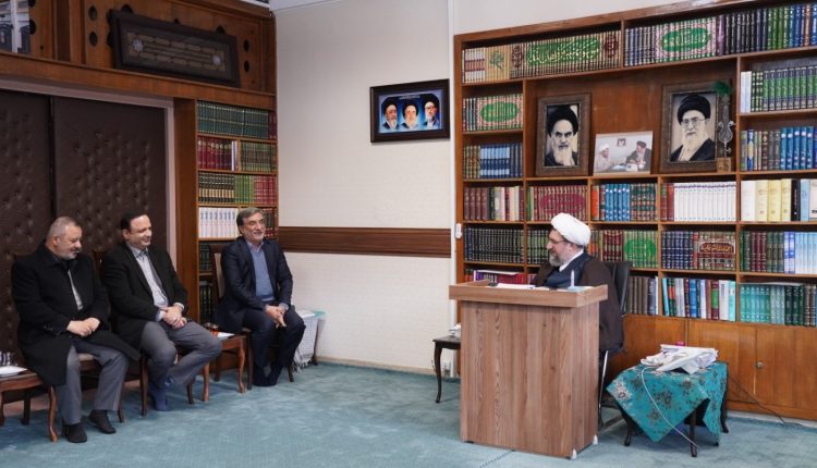 دیدار رضا مسرور با امام جمعه تبریز