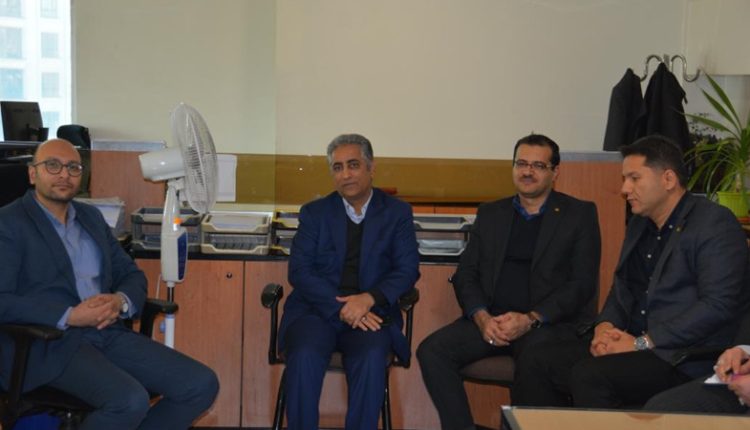 بازدید مدیرعامل بانك صنعت و معدن از مدیریت امور اعتبارات