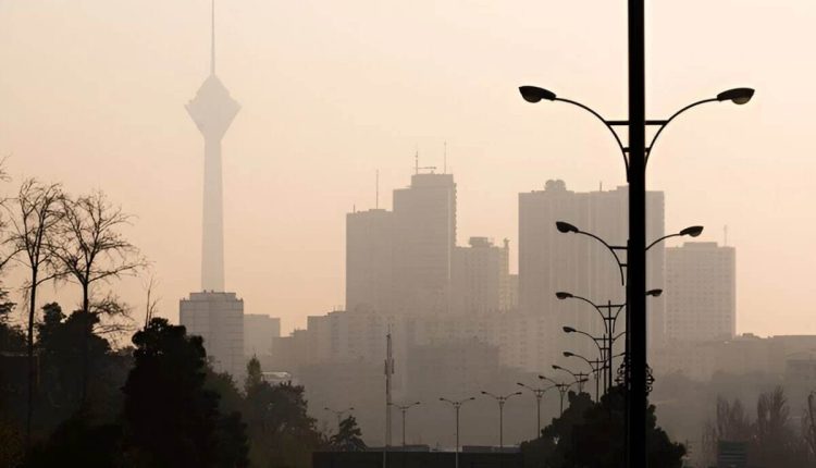 شاخص-آلودگی-هوای-تهران-امروز-۲۲-دی