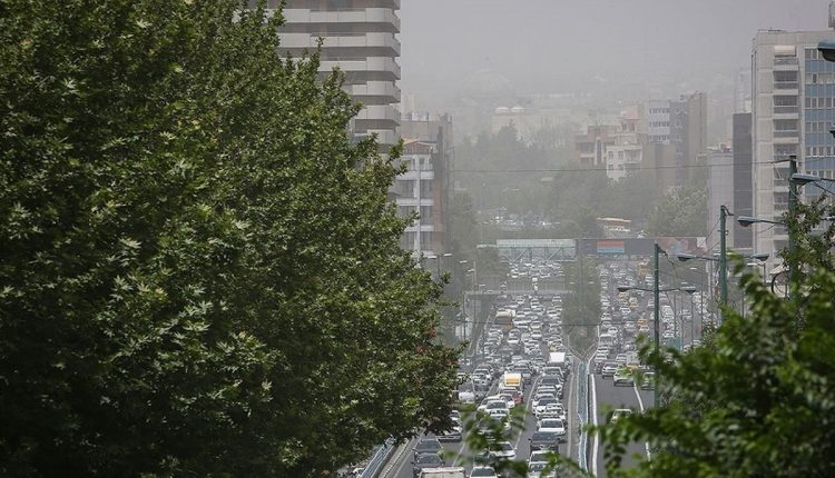 شاخص کیفیت هوای تهران امروز ۷ بهمن.jp