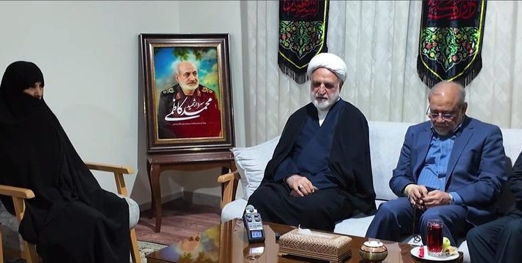 دیدار رئیس قوه قضاییه با خانواده شهید کاظمی