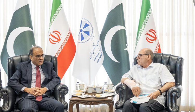 ملاقات سفیر پاکستان در ایران با رئیس اتاق تهران