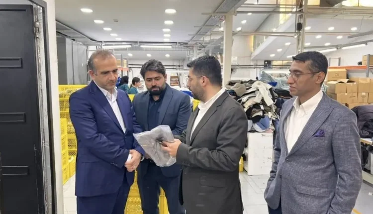 بازدید طاعتی‌مقدم از کارخانه جین‌وست در تهران